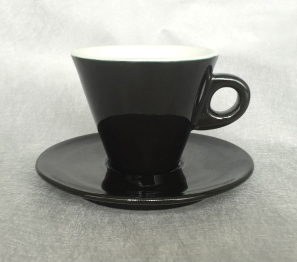 "LEONE" Cappuccino cups - black